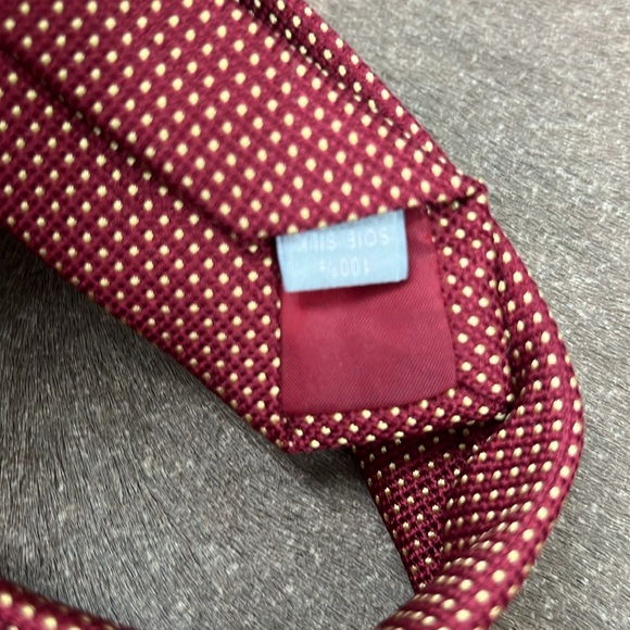 Alain Figaret Silk Dotted Patterned Tie - Picture 4 of 5